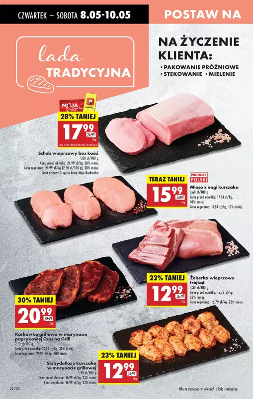 Biedronka - gazetka promocyjna Od czwartku, Z ladą tradycyjną od czwartku 08.05 do środy 14.05 - strona 28