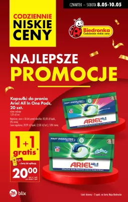Biedronka - gazetka promocyjna Najlepsze promocje! od czwartku 08.05 do soboty 10.05