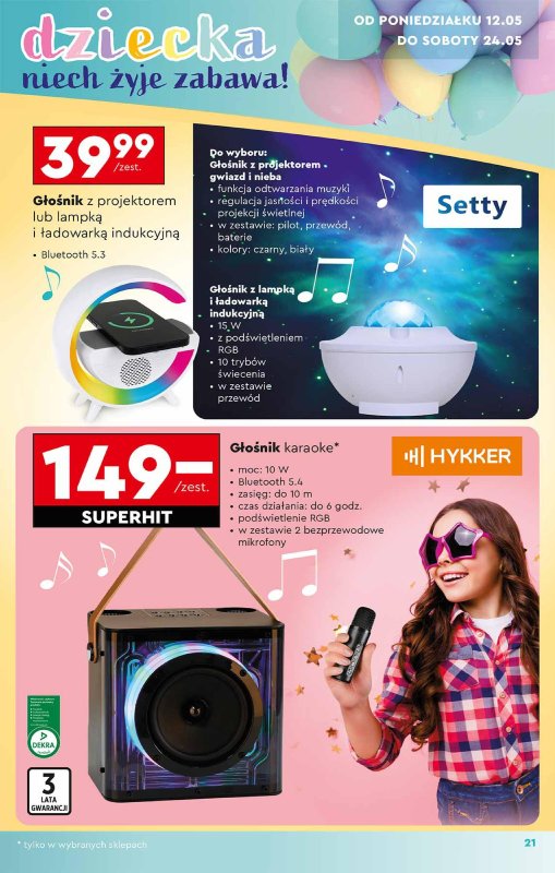 Biedronka - gazetka promocyjna Okazje tygodnia od soboty 10.05 do środy 28.05 - strona 21