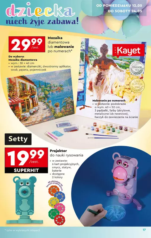 Biedronka - gazetka promocyjna Okazje tygodnia od poniedziałku 12.05 do soboty 24.05 - strona 17