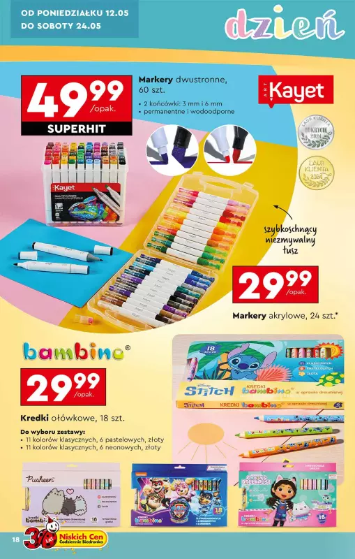 Biedronka - gazetka promocyjna Okazje tygodnia od poniedziałku 12.05 do soboty 24.05 - strona 18