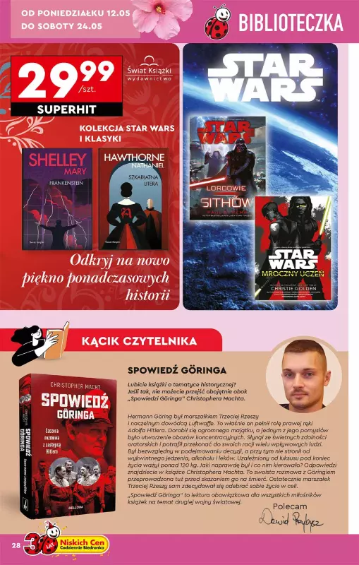 Biedronka - gazetka promocyjna Okazje tygodnia od soboty 10.05 do środy 28.05 - strona 28