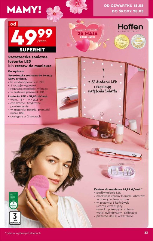 Biedronka - gazetka promocyjna Okazje tygodnia od soboty 10.05 do środy 28.05 - strona 33