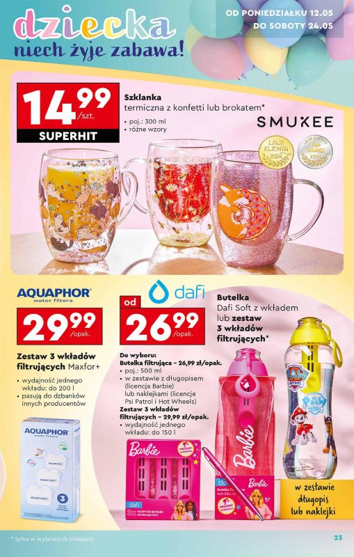 Biedronka - gazetka promocyjna Okazje tygodnia od soboty 10.05 do środy 28.05 - strona 23