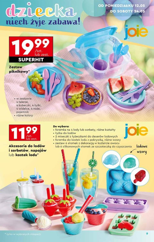 Biedronka - gazetka promocyjna Okazje tygodnia od soboty 10.05 do środy 28.05 - strona 9
