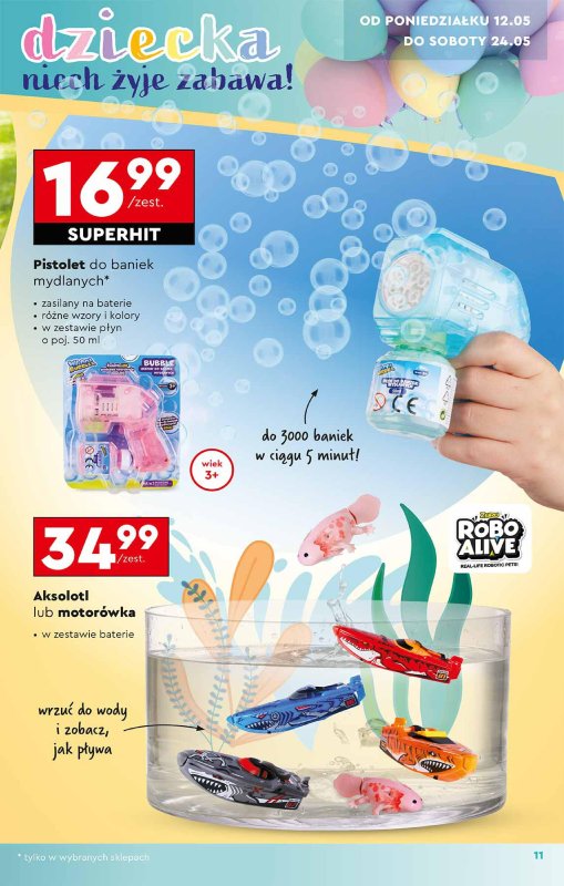 Biedronka - gazetka promocyjna Okazje tygodnia od soboty 10.05 do środy 28.05 - strona 11