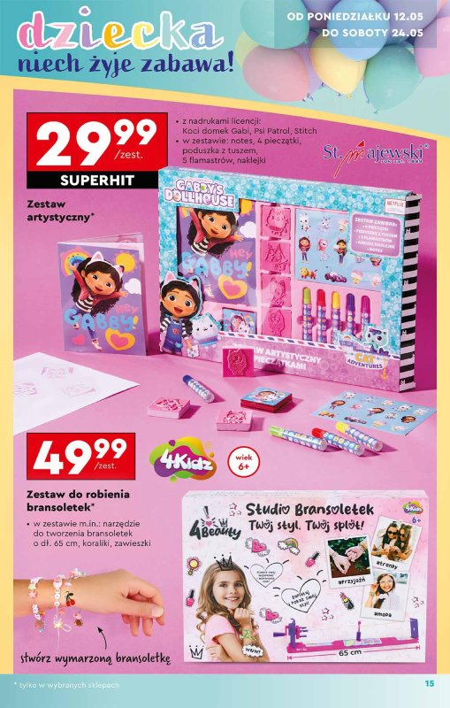 Biedronka - gazetka promocyjna Okazje tygodnia od soboty 10.05 do środy 28.05 - strona 15