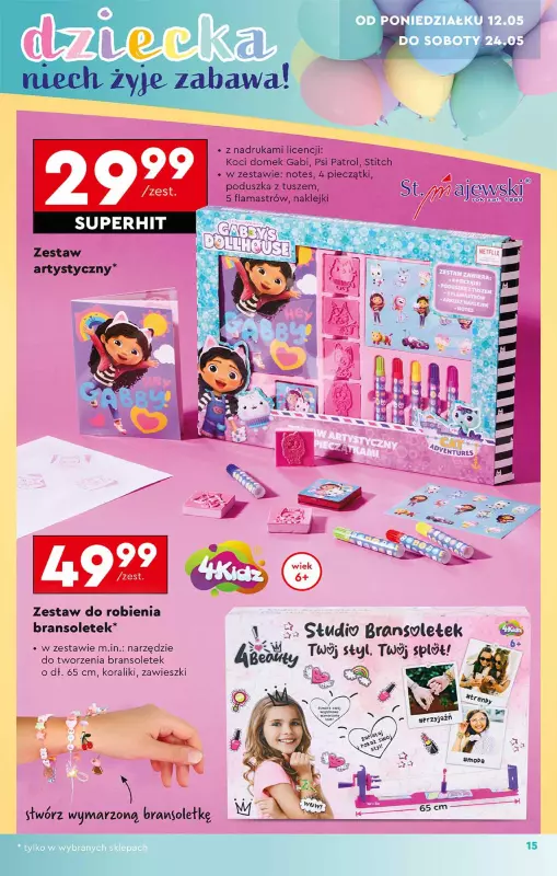 Biedronka - gazetka promocyjna Okazje tygodnia od soboty 10.05 do środy 28.05 - strona 15