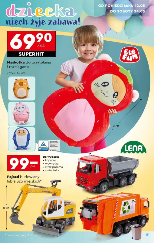 Biedronka - gazetka promocyjna Okazje tygodnia od soboty 10.05 do środy 28.05 - strona 13
