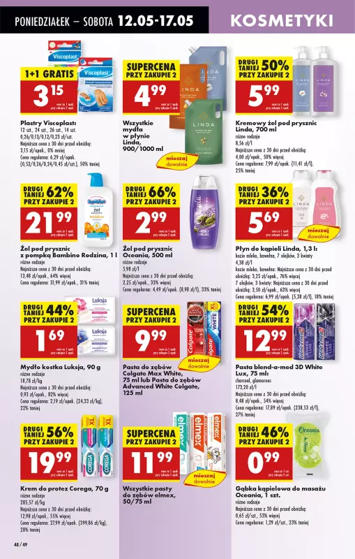 Biedronka - gazetka promocyjna Od poniedziałku od poniedziałku 12.05 do niedzieli 18.05 - strona 62