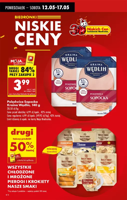 Biedronka - gazetka promocyjna Od poniedziałku od poniedziałku 12.05 do niedzieli 18.05 - strona 6