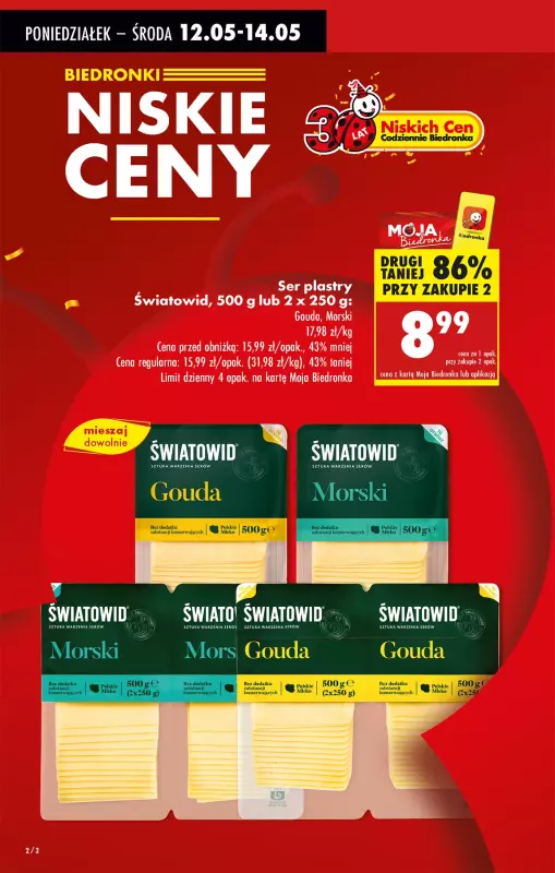 Biedronka - gazetka promocyjna Od poniedziałku od poniedziałku 12.05 do niedzieli 18.05 - strona 4