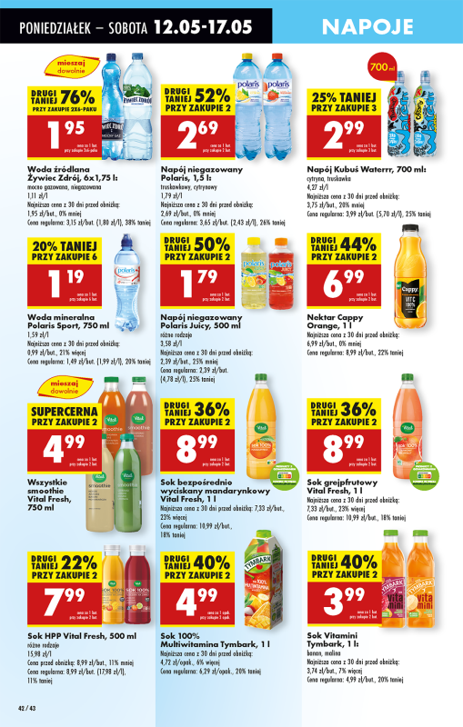 Biedronka - gazetka promocyjna Od poniedziałku od poniedziałku 12.05 do niedzieli 18.05 - strona 52