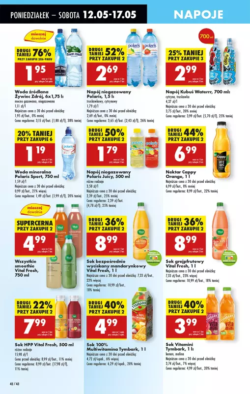 Biedronka - gazetka promocyjna Od poniedziałku od poniedziałku 12.05 do niedzieli 18.05 - strona 52