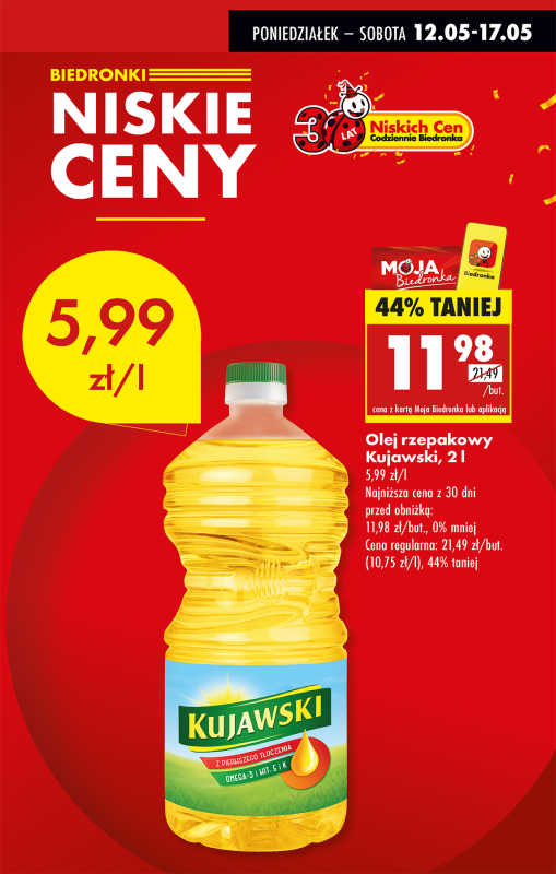Biedronka - gazetka promocyjna Od poniedziałku od poniedziałku 12.05 do niedzieli 18.05 - strona 7