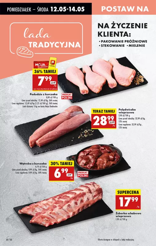 Biedronka - gazetka promocyjna Od poniedziałku, Z ladą tradycyjną od poniedziałku 12.05 do niedzieli 18.05 - strona 28