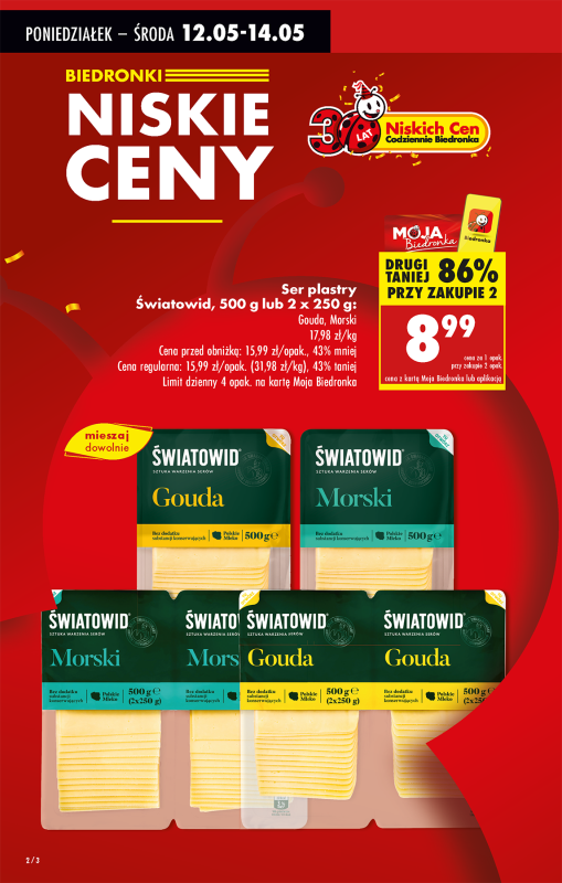Biedronka - gazetka promocyjna Od poniedziałku, Z ladą tradycyjną od poniedziałku 12.05 do niedzieli 18.05 - strona 4