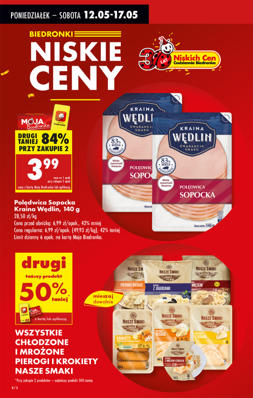 Biedronka - gazetka promocyjna Od poniedziałku, Z ladą tradycyjną od poniedziałku 12.05 do niedzieli 18.05 - strona 6