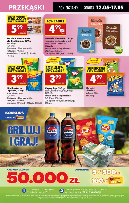 Biedronka - gazetka promocyjna Od poniedziałku, Z ladą tradycyjną od poniedziałku 12.05 do niedzieli 18.05 - strona 49