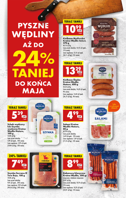 Biedronka - gazetka promocyjna Od poniedziałku, Z ladą tradycyjną od poniedziałku 12.05 do niedzieli 18.05 - strona 39