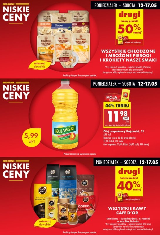 Biedronka - gazetka promocyjna Biedronkowe oszczędności od poniedziałku 12.05 do środy 14.05 - strona 6