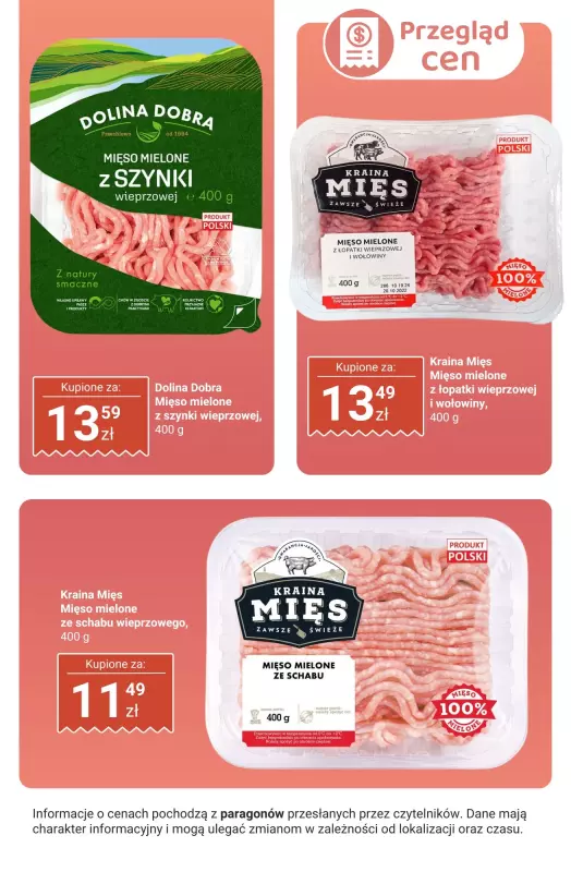 Biedronka - gazetka promocyjna Mięso i wędliny - przegląd cen   - strona 3