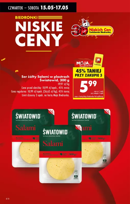 Biedronka - gazetka promocyjna Od czwartku   - strona 2