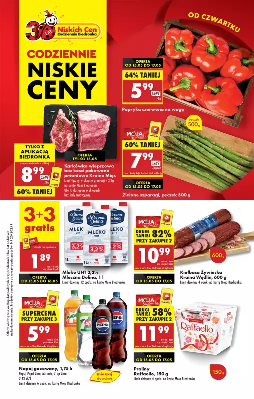 Biedronka - gazetka promocyjna Od czwartku, Z ladą tradycyjną od czwartku 15.05 do środy 21.05