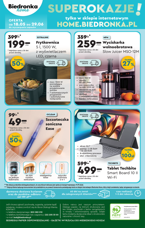 Biedronka - gazetka promocyjna Oferta tygodnia od soboty 17.05 do środy 04.06 - strona 46