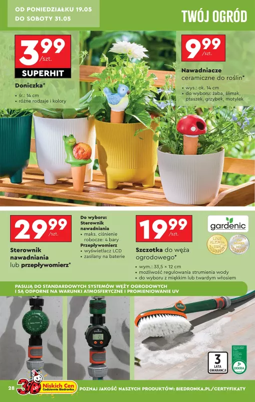 Biedronka - gazetka promocyjna Oferta tygodnia od soboty 17.05 do środy 04.06 - strona 30