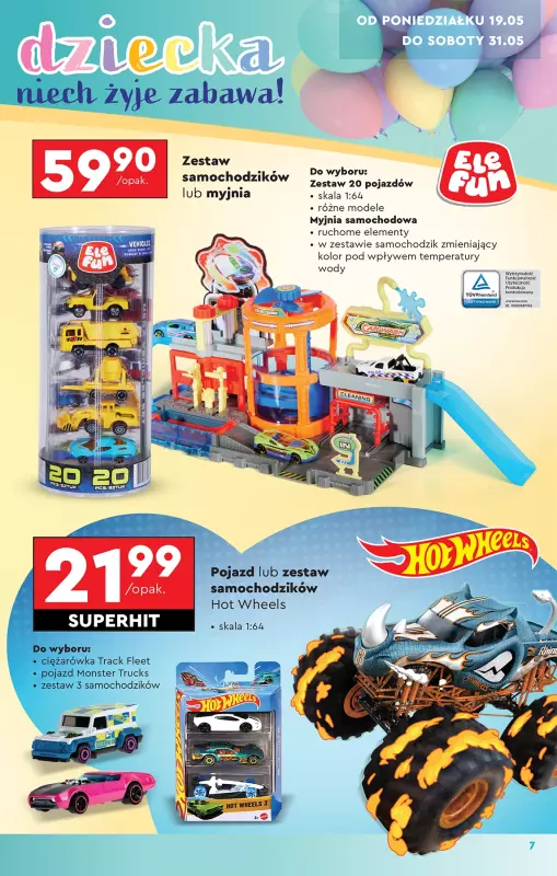 Biedronka - gazetka promocyjna Oferta tygodnia od soboty 17.05 do środy 04.06 - strona 9
