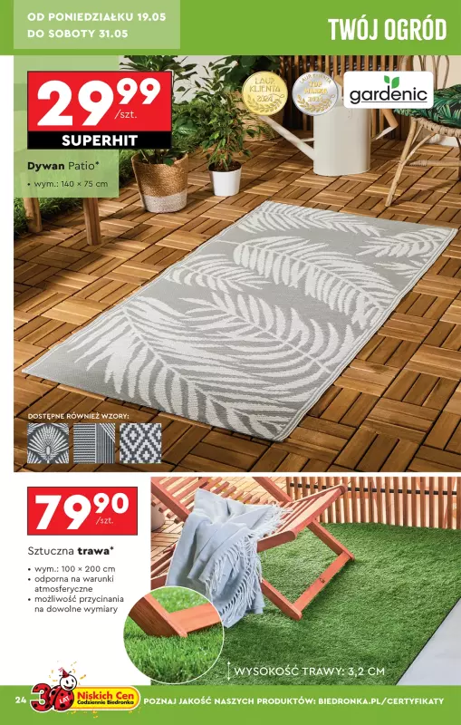 Biedronka - gazetka promocyjna Oferta tygodnia od soboty 17.05 do środy 04.06 - strona 26