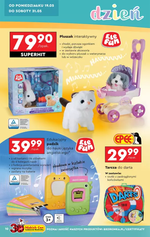 Biedronka - gazetka promocyjna Oferta tygodnia od soboty 17.05 do środy 04.06 - strona 12