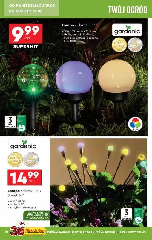 Biedronka - gazetka promocyjna Oferta tygodnia od soboty 17.05 do środy 04.06 - strona 28