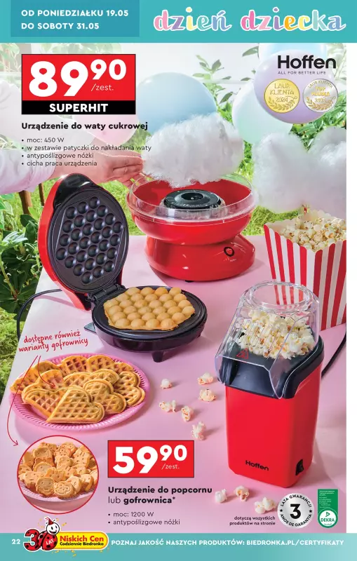 Biedronka - gazetka promocyjna Oferta tygodnia od soboty 17.05 do środy 04.06 - strona 24