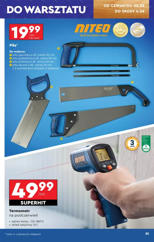 Biedronka - gazetka promocyjna Oferta tygodnia od soboty 17.05 do środy 04.06 - strona 37