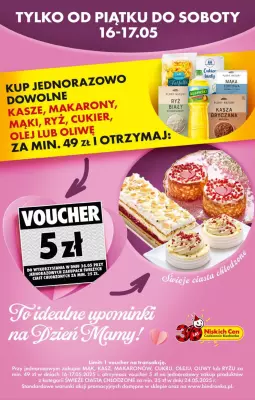 Biedronka - gazetka promocyjna Festiwal Voucherów od piątku 16.05 do soboty 17.05