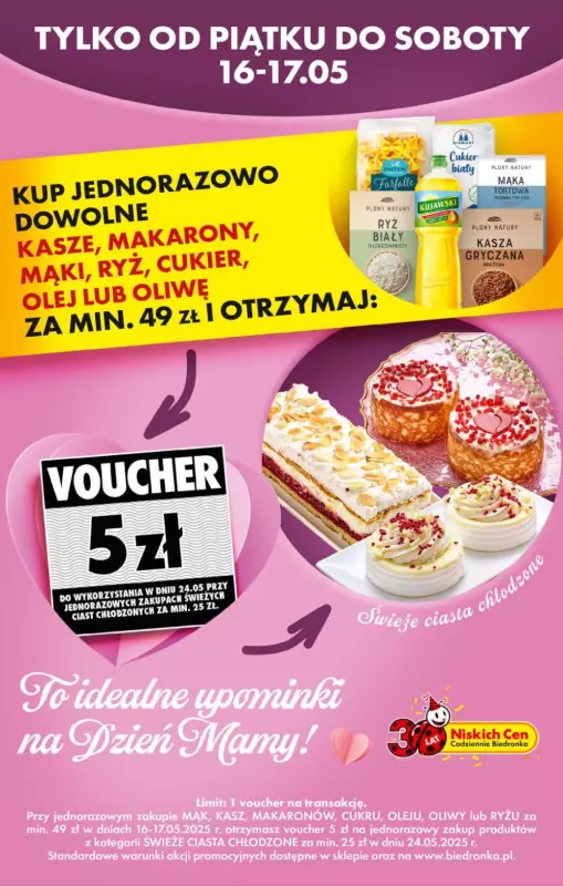 Biedronka - gazetka promocyjna Festiwal Voucherów  