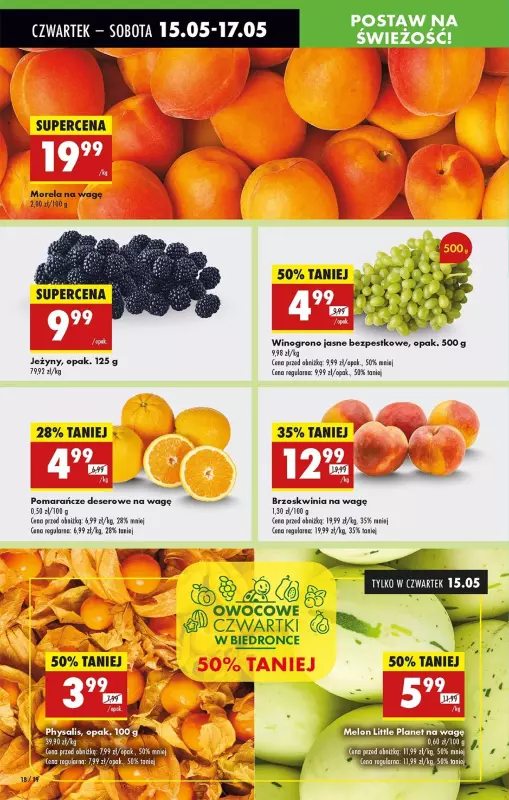 Biedronka - gazetka promocyjna Od czwartku, Z ladą tradycyjną od czwartku 15.05 do środy 21.05 - strona 22