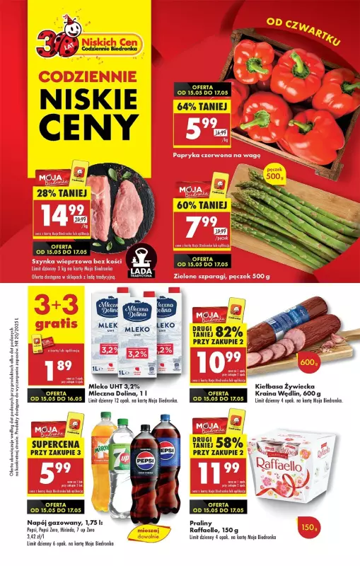 Biedronka - gazetka promocyjna Od czwartku, Z ladą tradycyjną od czwartku 15.05 do środy 21.05