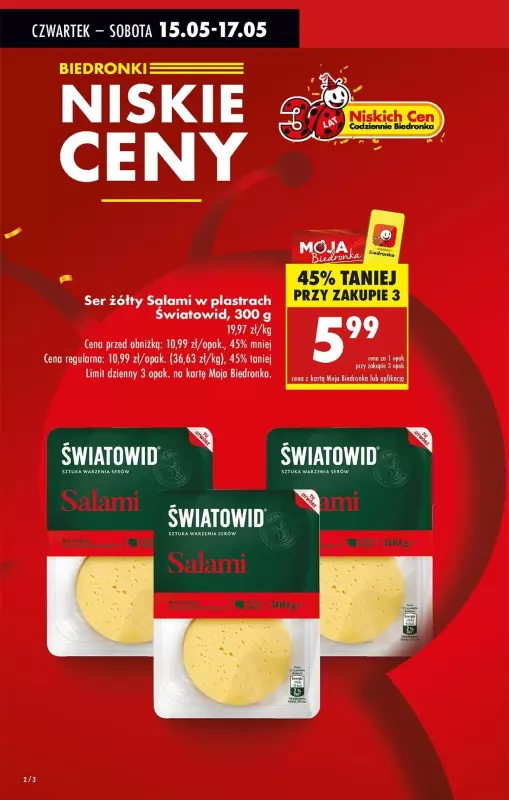 Biedronka - gazetka promocyjna Od czwartku, Z ladą tradycyjną od czwartku 15.05 do środy 21.05 - strona 2