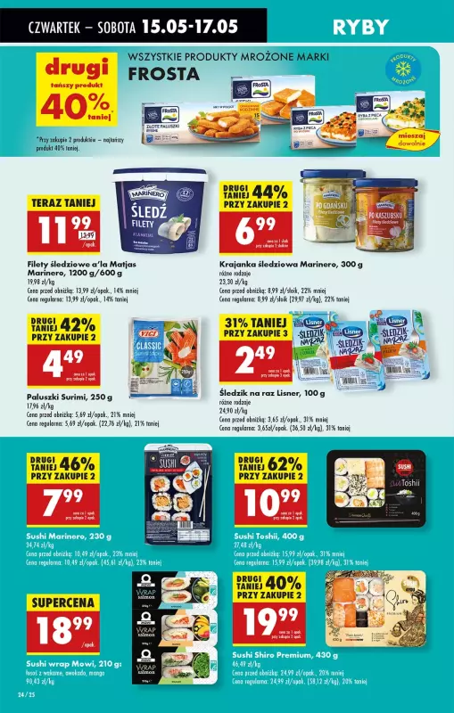 Biedronka - gazetka promocyjna Od czwartku, Z ladą tradycyjną od czwartku 15.05 do środy 21.05 - strona 38