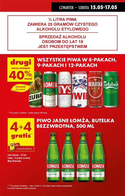 Biedronka - gazetka promocyjna Od czwartku, Z ladą tradycyjną od czwartku 15.05 do środy 21.05 - strona 17