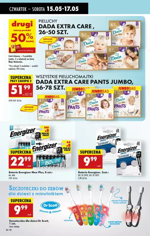 Biedronka - gazetka promocyjna Od czwartku, Z ladą tradycyjną od czwartku 15.05 do środy 21.05 - strona 66