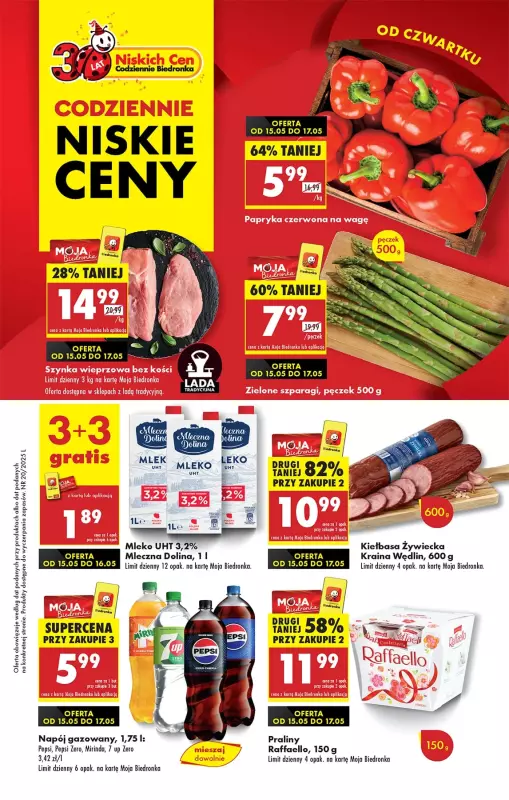 Biedronka - gazetka promocyjna Od czwartku, Z ladą tradycyjną od czwartku 15.05 do środy 21.05