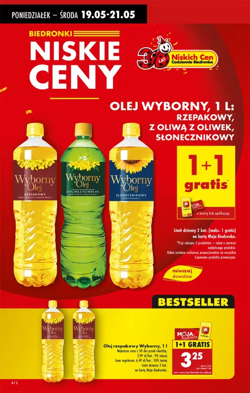Biedronka - gazetka promocyjna Od poniedziałku od poniedziałku 19.05 do niedzieli 25.05 - strona 4