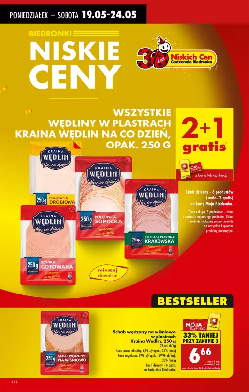 Biedronka - gazetka promocyjna Od poniedziałku od poniedziałku 19.05 do niedzieli 25.05 - strona 6