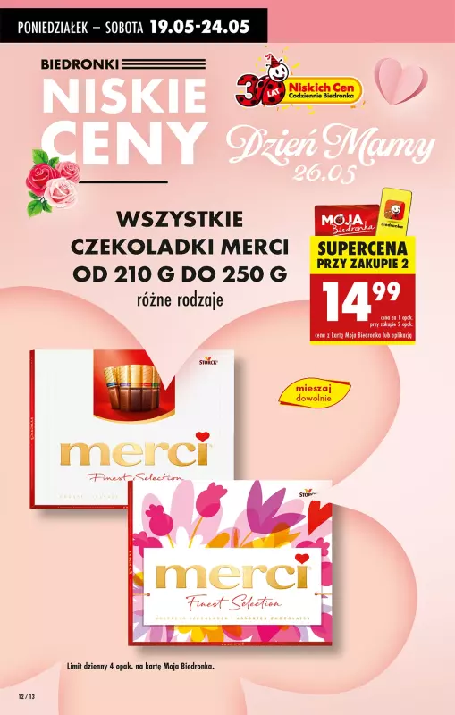 Biedronka - gazetka promocyjna Od poniedziałku, Z ladą tradycyjną od poniedziałku 19.05 do niedzieli 25.05 - strona 12