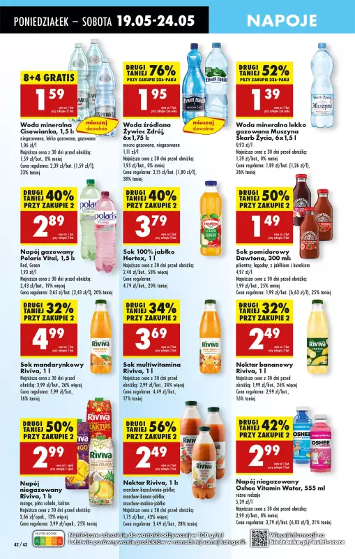 Biedronka - gazetka promocyjna Od poniedziałku, Z ladą tradycyjną od poniedziałku 19.05 do niedzieli 25.05 - strona 46