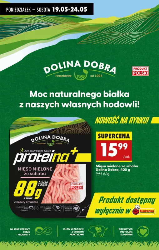 Biedronka - gazetka promocyjna Od poniedziałku, Z ladą tradycyjną od poniedziałku 19.05 do niedzieli 25.05 - strona 62